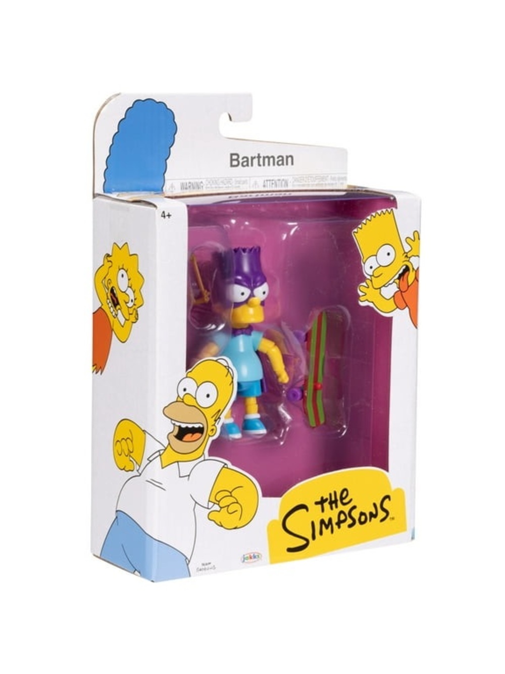 NIB The Simpsons Bartman Figure w/ Skateboard & Slingshot💎 - Picture 2 of 8